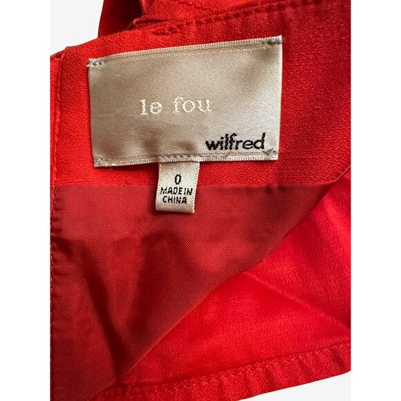 Le Fou Wilfred Red Strapless Bustier Top - Picture 3 of 7